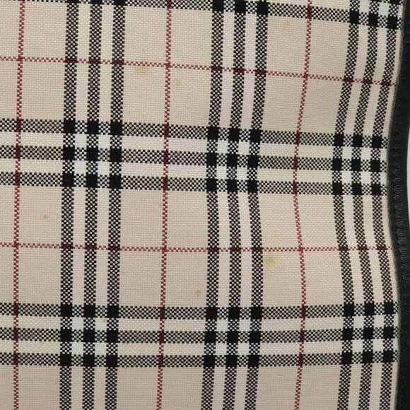 Burberry Nova Check Shoulder Bag Canvas Leather Beige Black - Picture 3 of 16